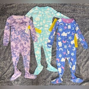 Baby & Toddler Girls Snug Fit Cotton One Piece Pajamas - Children’s Place 3 pcs.